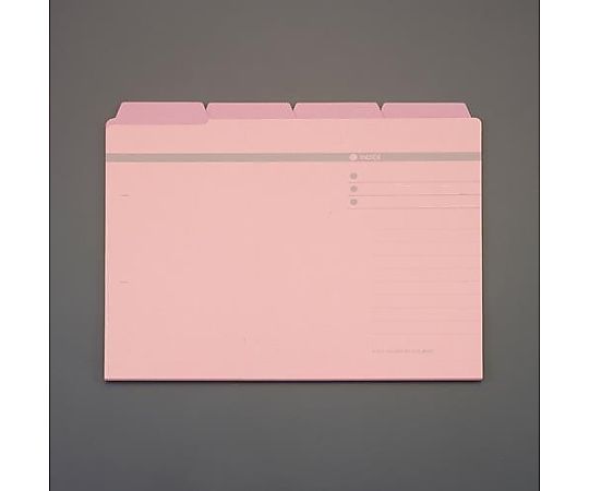 アズワン A4/240x311mm カラーフォルダー[ピンク](4冊) EA762CF-226 1パック(ご注文単位1パック)【直送品】