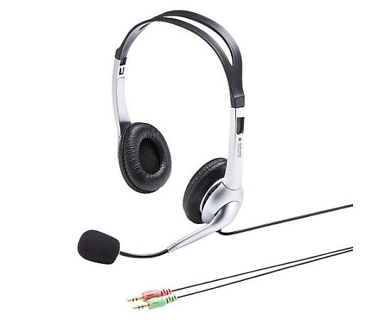 アズワン 40mm ヘッドセットマイクロホン(ステレオ) EA763BC-24 1個(ご注文単位1個)【直送品】