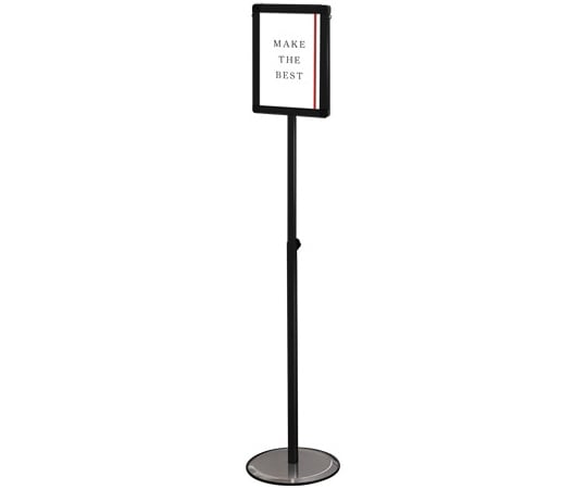 常磐精工 ブラックスマートバリウスパネルスタンドスライド A4 BSMVAPAS135-A4 1台(ご注文単位1台)【直送品】