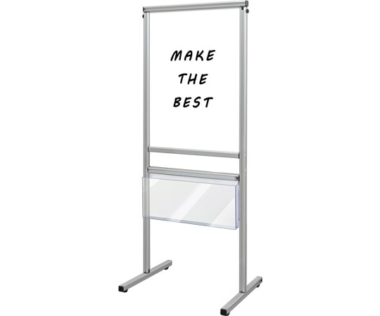 常磐精工 スマートメッセージスタンドホワイトボード カタログケース付 A2 SMMSWBK-A2 1台(ご注文単位1台)【直送品】