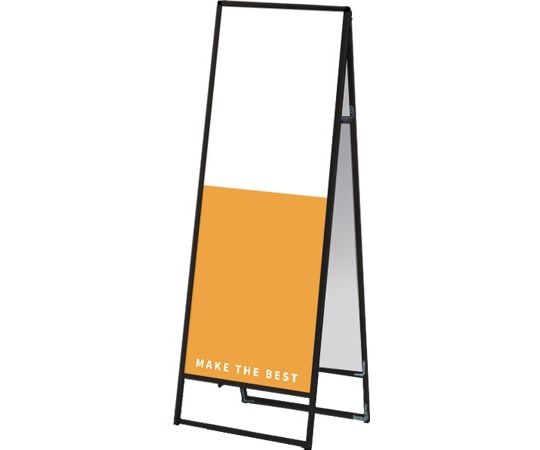 常磐精工 ブラックバリウススタンド看板 アルミ複合板 600×1800 両面 BVASKAP-600X1800R 1台(ご注文単位1台)【直送品】