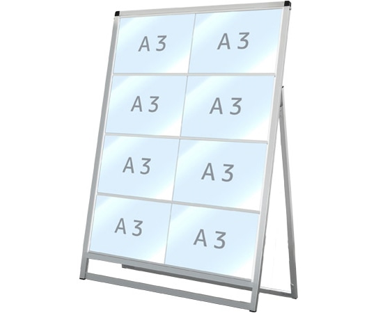 常磐精工 バリウスカードケーススタンド看板 A3横8片面 VACCSK-A3Y8K 1台(ご注文単位1台)【直送品】