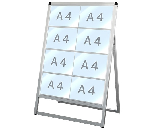 常磐精工 バリウスカードケーススタンド看板 A4横8片面 VACCSK-A4Y8K 1台(ご注文単位1台)【直送品】