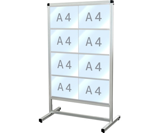 常磐精工 バリウスカードケースメッセージスタンド A4横8片面 VACCMS-A4Y8K 1台(ご注文単位1台)【直送品】