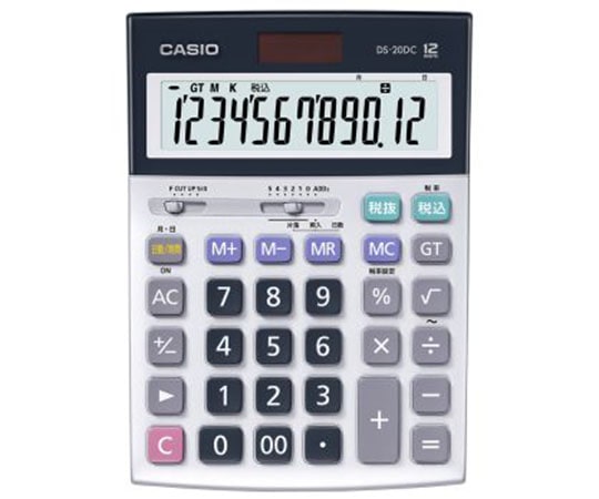 カシオ デスク型実務電卓 DS20DCN 1個(ご注文単位1個)【直送品】