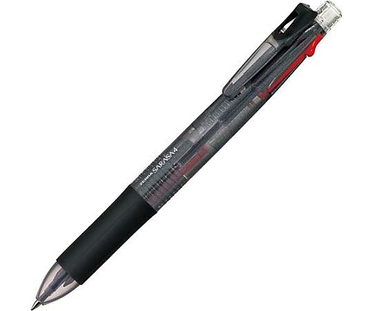 ゼブラ 多色ボールペン サラサ4 0.5mm 黒軸 J4J1-BK 1本(ご注文単位1本)【直送品】