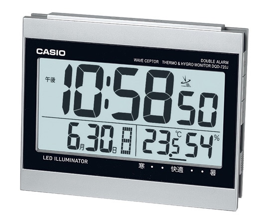 カシオ デジタル電波クロック DQD-720J-8JF 1個(ご注文単位1個)【直送品】