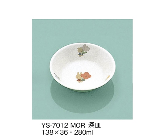 三信化工 深皿 もりのなかよし YS-7012_MOR 1個（ご注文単位1個）【直送品】