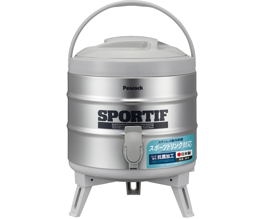 ピーコック魔法瓶工業 ステンレス キーパー 6.1L INS-60K H 1個（ご注文単位1個）【直送品】