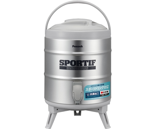 ピーコック魔法瓶工業 ステンレス キーパー 8.1L INS-80K H 1個（ご注文単位1個）【直送品】