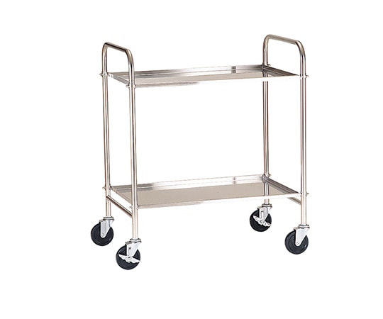 エムテートリマツ 18-8ステンキッチンワゴン MT-2 溶接タイプ  1個（ご注文単位1個）【直送品】