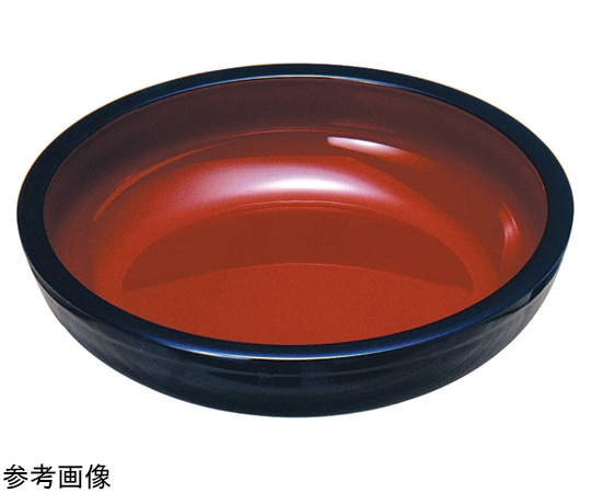 ヤマコー こね鉢(ABS/黒内朱)φ31cm 85434 1個(ご注文単位1個)【直送品】