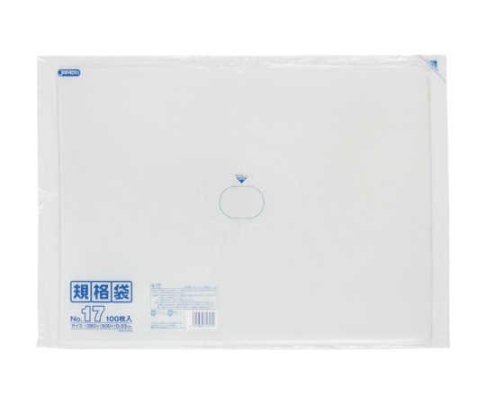 ジャパックス LD規格袋 0.03mm厚 No.17 LLDPE 透明 0.03mm 1ケース(100枚×15冊入) K-17 1ケース(ご注文単位1ケース)【直送品】