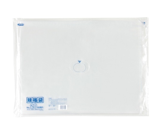 ジャパックス LD規格袋 0.03mm厚 No.20 LLDPE 透明 0.03mm 1ケース(100枚×10冊入) K-20 1ケース(ご注文単位1ケース)【直送品】