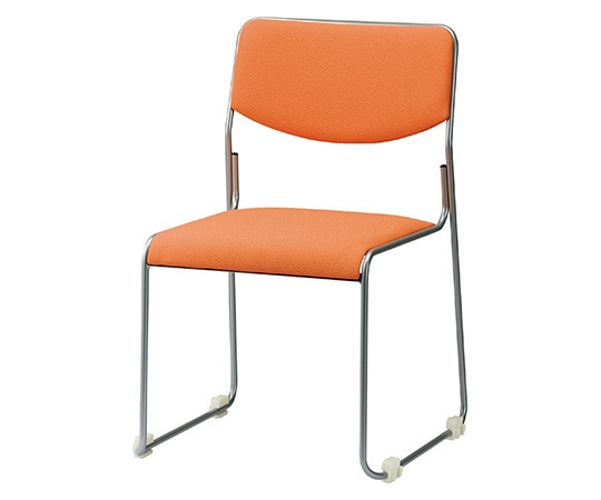 SANKEI(サンケイ) スタッキングチェア CM270-MZY オレンジ CM270-MZY OR 1個(ご注文単位1個)【直送品】