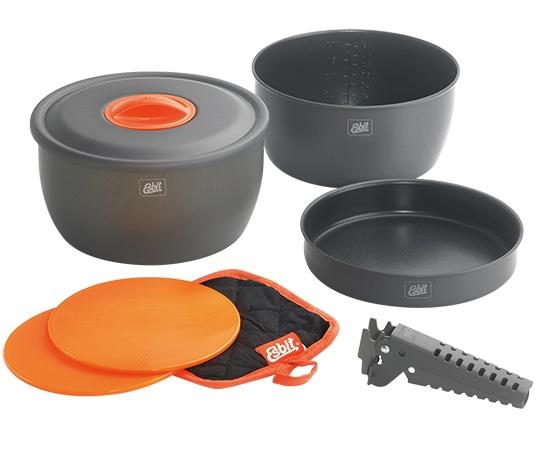 エスビット アルミクックセット ESCW2500NS 1個（ご注文単位1個）【直送品】