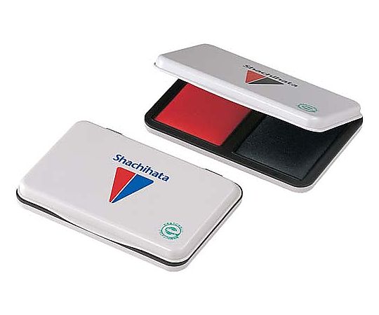 シヤチハタ スタンプ台 2COLOR赤黒 HGW-3ECアカクロ 1個（ご注文単位1個）【直送品】