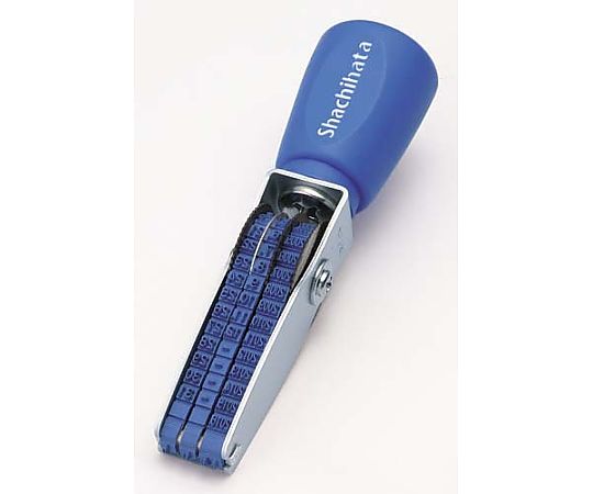 シヤチハタ エルゴグリップ 回転ゴム印 6号3連 ゴシック体 NFD-36G 1個（ご注文単位1個）【直送品】