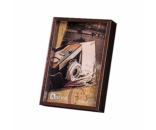 アズワン L判 フォトフレーム(ブラウン) EA761LP-101 1枚(ご注文単位1枚)【直送品】