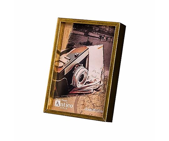 アズワン L判 フォトフレーム(ゴールド) EA761LP-102 1枚(ご注文単位1枚)【直送品】