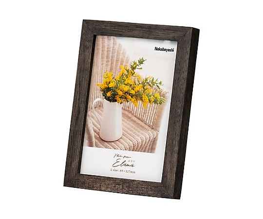 アズワン L判 フォトフレーム(ブラック) EA761LP-133 1枚(ご注文単位1枚)【直送品】