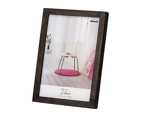 アズワン 2L判 フォトフレーム(ブラック) EA761LP-143 1枚(ご注文単位1枚)【直送品】