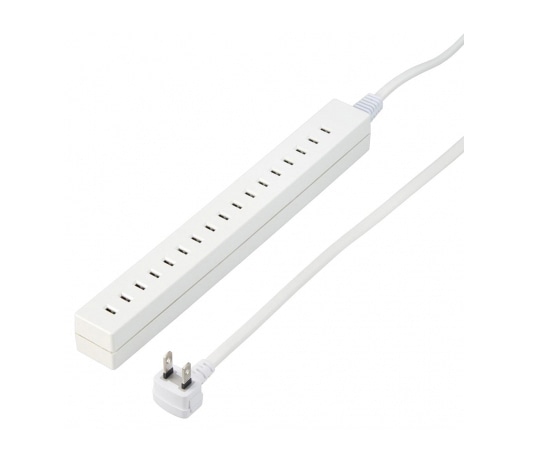 ヤザワコーポレーション 差し込みフリータップ ベーシック ホワイト 1.5m H85015WH2 1個(ご注文単位1個)【直送品】