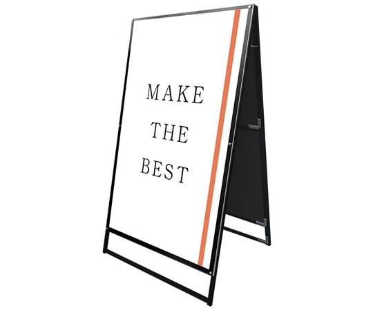 常磐精工 ブラックポスター用スタンド看板 A0両面 ブラック BPSSK-A0RB 1台(ご注文単位1台)【直送品】