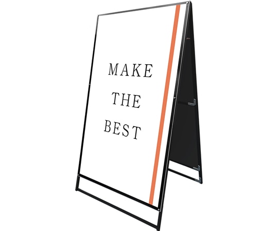 常磐精工 ブラックポスター用スタンド看板 B0両面 ブラック BPSSK-B0RB 1台(ご注文単位1台)【直送品】