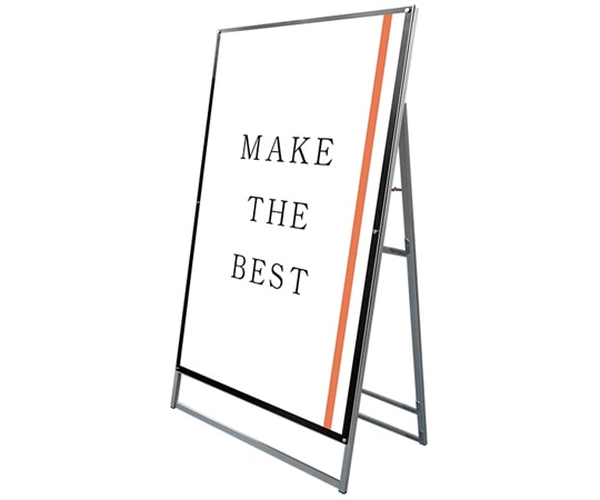 常磐精工 ポスター用スタンド看板 A0片面 ブラック PSSK-A0KB 1台(ご注文単位1台)【直送品】