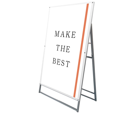 常磐精工 ポスター用スタンド看板 A0片面 ホワイト PSSK-A0KW 1台(ご注文単位1台)【直送品】
