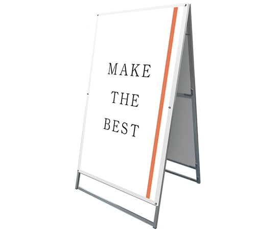 常磐精工 ポスター用スタンド看板 A0両面 ホワイト PSSK-A0RW 1台(ご注文単位1台)【直送品】
