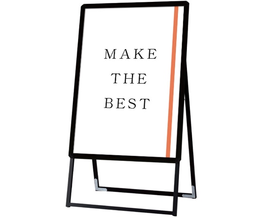 常磐精工 ポスターグリップスタンド看板 屋外用 A1片面 ブラック (防水パック付) BOPGSK-A1KB 1台(ご注文単位1台)【直送品】