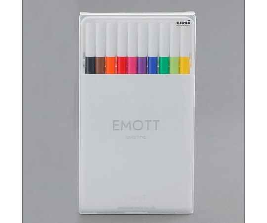 アズワン 10本組 水性サインペン EA765MH-75 1個(ご注文単位1個)【直送品】