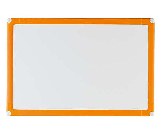 日学 樹脂枠ホワイトボード オレンジ枠300×450mm RC-15OR 1枚(ご注文単位1枚)【直送品】