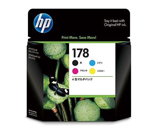 ヒューレット・パッカード 純正インク HP178(CR281AA)4色パック CR281AA 1パック(ご注文単位1パック)【直送品】