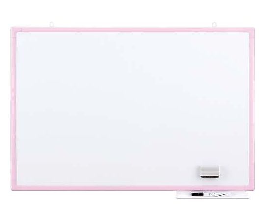日学 樹脂枠ホワイトボード ピンク枠600×900mm RCP-13P 1枚(ご注文単位1枚)【直送品】
