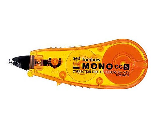 トンボ鉛筆 修正テープモノCC 幅5mm オレンジ CT-CC5C50 1個(ご注文単位1個)【直送品】