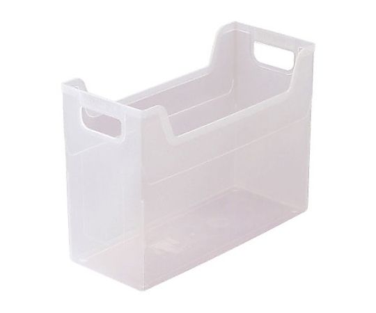 アズワン 140x329x237mm ファイル収納ボックス(クリア) EA954TL-41 1個(ご注文単位1個)【直送品】