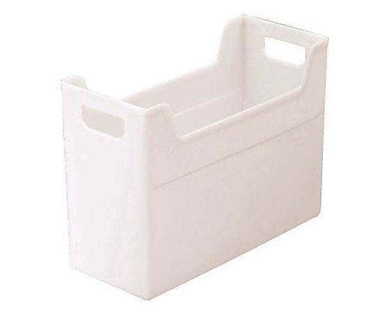 アズワン 140x329x237mm ファイル収納ボックス(ホワイト) EA954TL-42 1個(ご注文単位1個)【直送品】