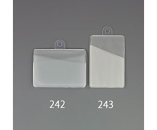 アズワン 97x 85x5mm カードホルダー EA956VA-242 1個(ご注文単位1個)【直送品】