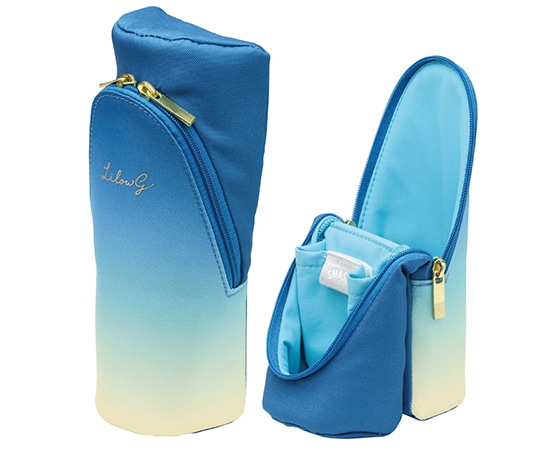 ソニック スマ・スタ リルグラデ 立つペンケース ブルー FD-3417-B 1個(ご注文単位1個)【直送品】