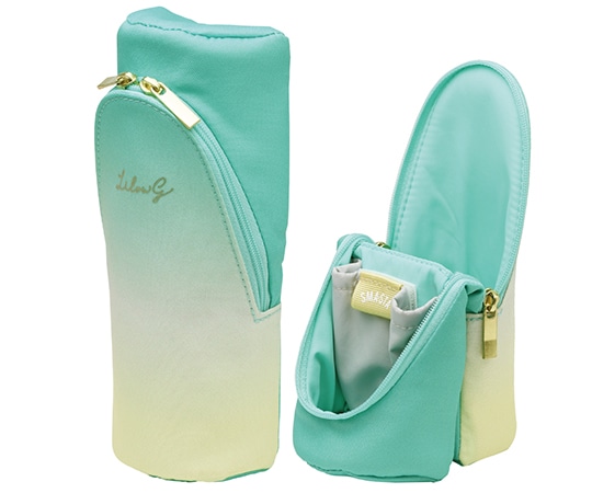 ソニック スマ・スタ リルグラデ 立つペンケース グリーン FD-3417-G 1個(ご注文単位1個)【直送品】