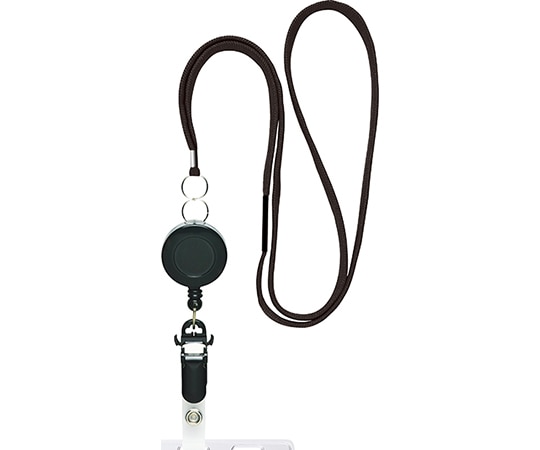 ソニック リール式吊下げひも 黒 バラ NF-569-D 1本(ご注文単位1本)【直送品】