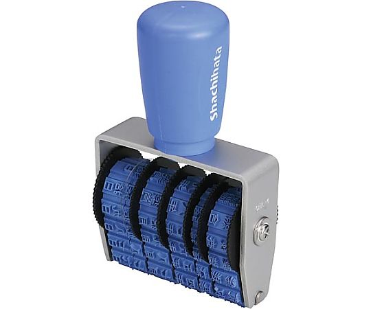 シヤチハタ エルゴグリップ回転ゴム印 和文日付タテ4号ゴシック CNL-4G 1個（ご注文単位1個）【直送品】