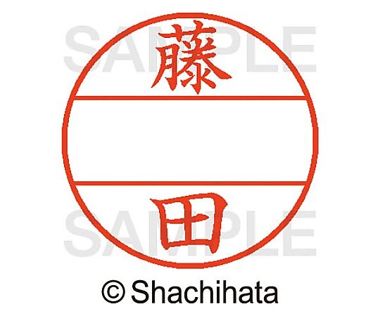 シヤチハタ データーネームEX15号 マスター部 既製 藤田 XGL-15M-01750 1個(ご注文単位1個)【直送品】