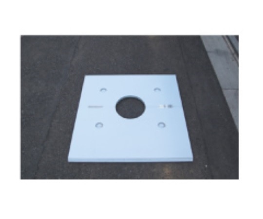 ユニトレンド マンホール対応トイレ(ユニトイレ・安心)用 マンホール調整プレート  1個（ご注文単位1個）【直送品】