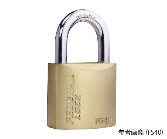 FEDERAL(フェデラル) テンプルキーシリンダー南京錠 FS40-P 1個(ご注文単位1個)【直送品】