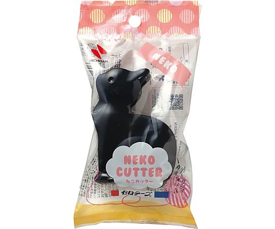 ニチバン セロテープ ねこカッター クロネコ CT-15NEKN 1個(ご注文単位1個)【直送品】