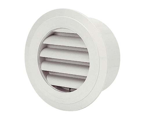 神栄ホームクリエイト 丸型ガラリ・レジスター (クーラーキャップ兼用) シルバーホワイト SGM-107NC 1個(ご注文単位1個)【直送品】